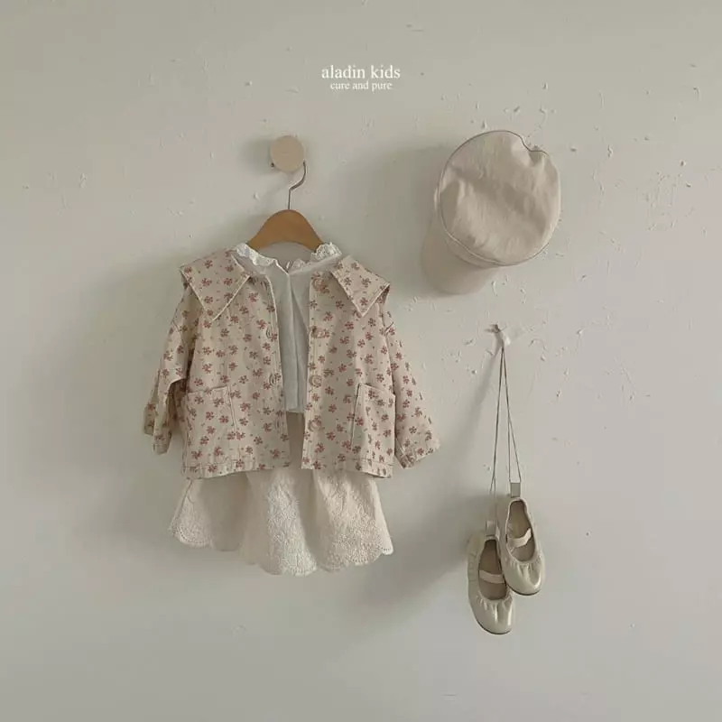 Aladin - Korean Children Fashion - #littlefashionista - Flower Jacket