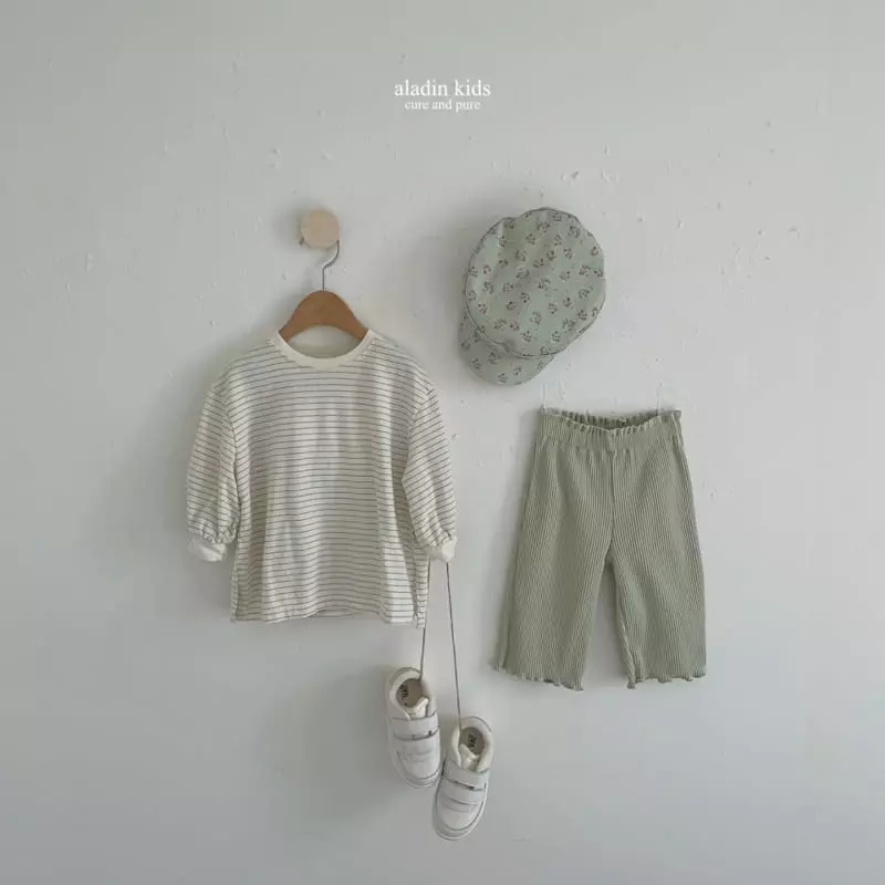 Aladin - Korean Children Fashion - #magicofchildhood - Very Pretty Stripe Tee - 7