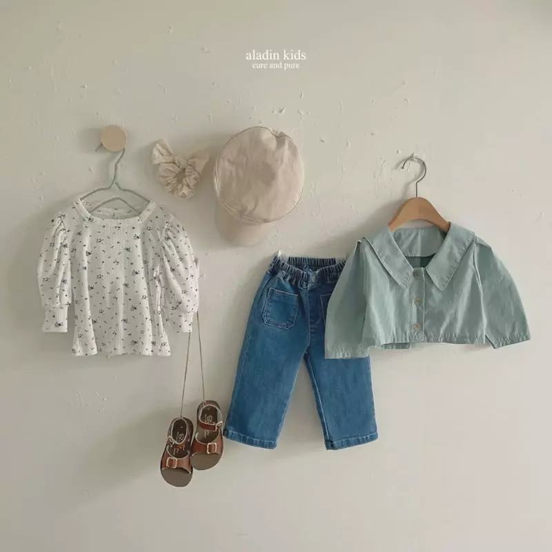 Aladin - Korean Children Fashion - #magicofchildhood - Straight Fit Denim Pants - 5