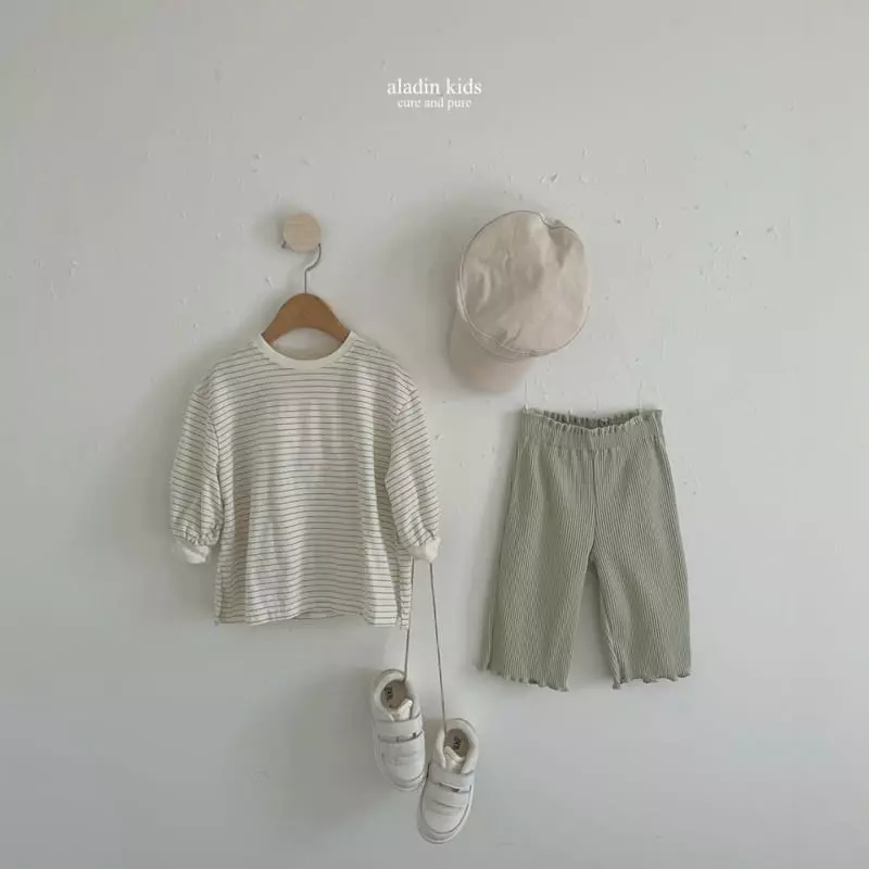 Aladin - Korean Children Fashion - #minifashionista - Very Pretty Stripe Tee - 8