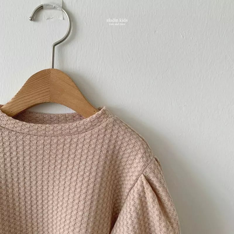Aladin - Korean Children Fashion - #prettylittlegirls - Puff Knit Tee