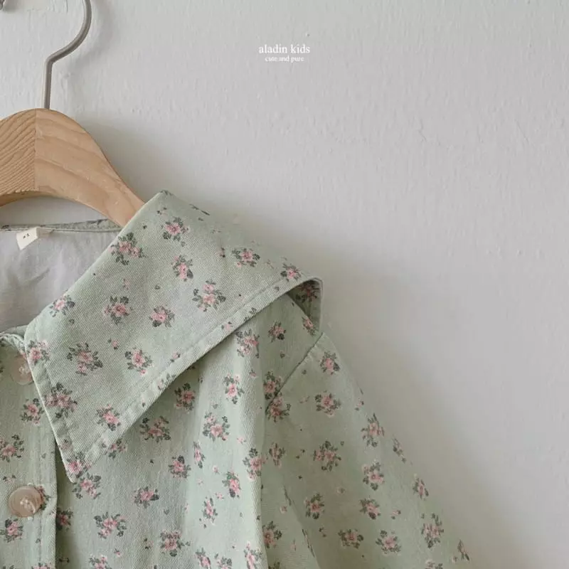 Aladin - Korean Children Fashion - #minifashionista - Flower Jacket - 4
