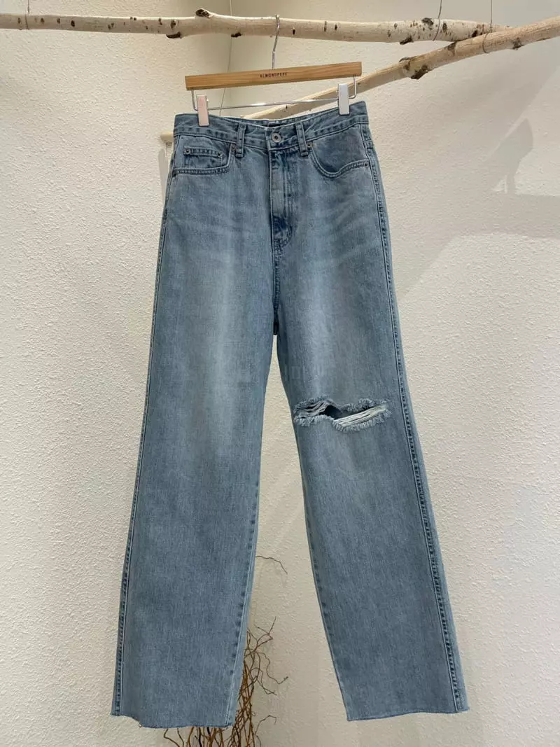 Almond Pepe - Korean Women Fashion - #womensfashion - 22 Damage Pants - 4