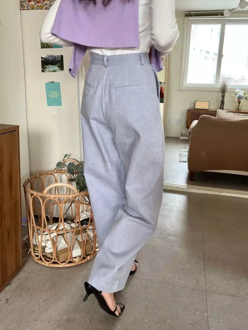 Almond Pepe - Korean Women Fashion - #womensfashion - Pig Wide Pants - 4