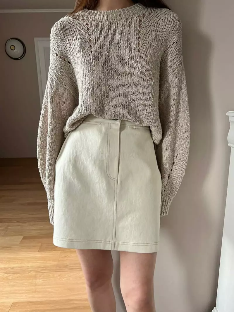 Almond Pepe - Korean Women Fashion - #momslook - Pastel Skirt - 3