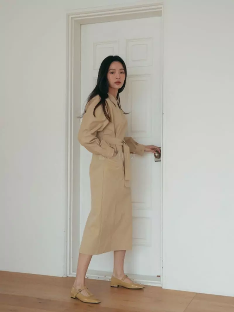 Almond Pepe - Korean Women Fashion - #pursuepretty - Normal Trench One-piece - 4
