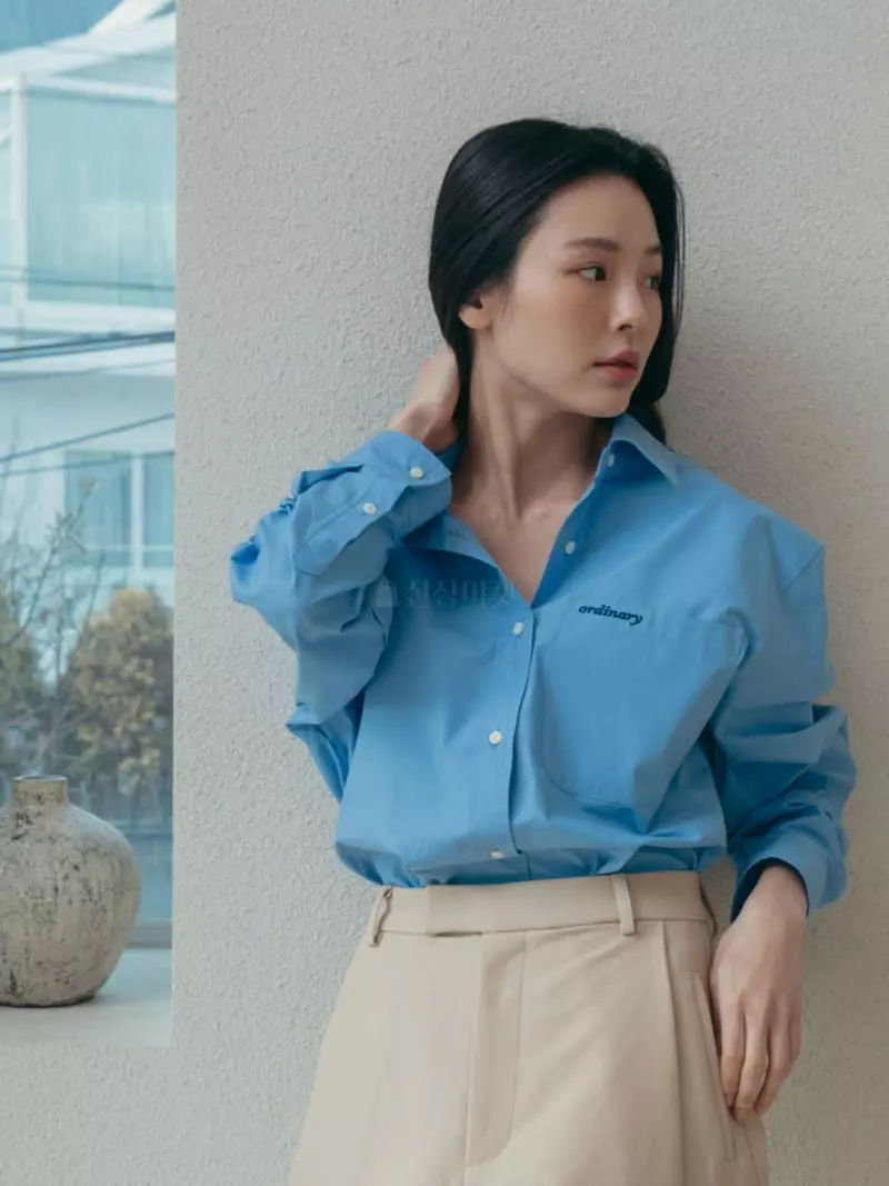 Almond Pepe - Korean Women Fashion - #restrostyle - Audrey Embroidery Shirt