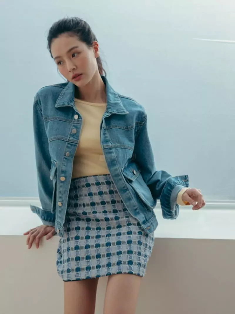 Almond Pepe - Korean Women Fashion - #romanticstyle - Jacquard Skirt - 4