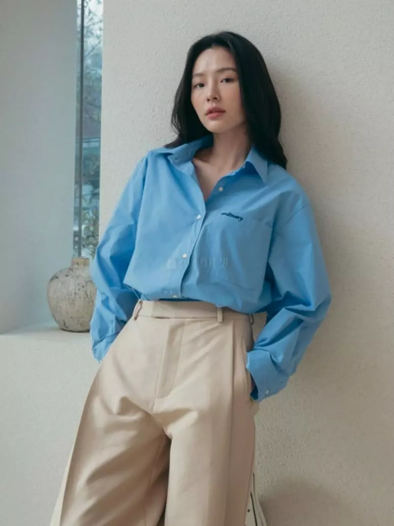 Almond Pepe - Korean Women Fashion - #shopsmall - Audrey Embroidery Shirt - 3