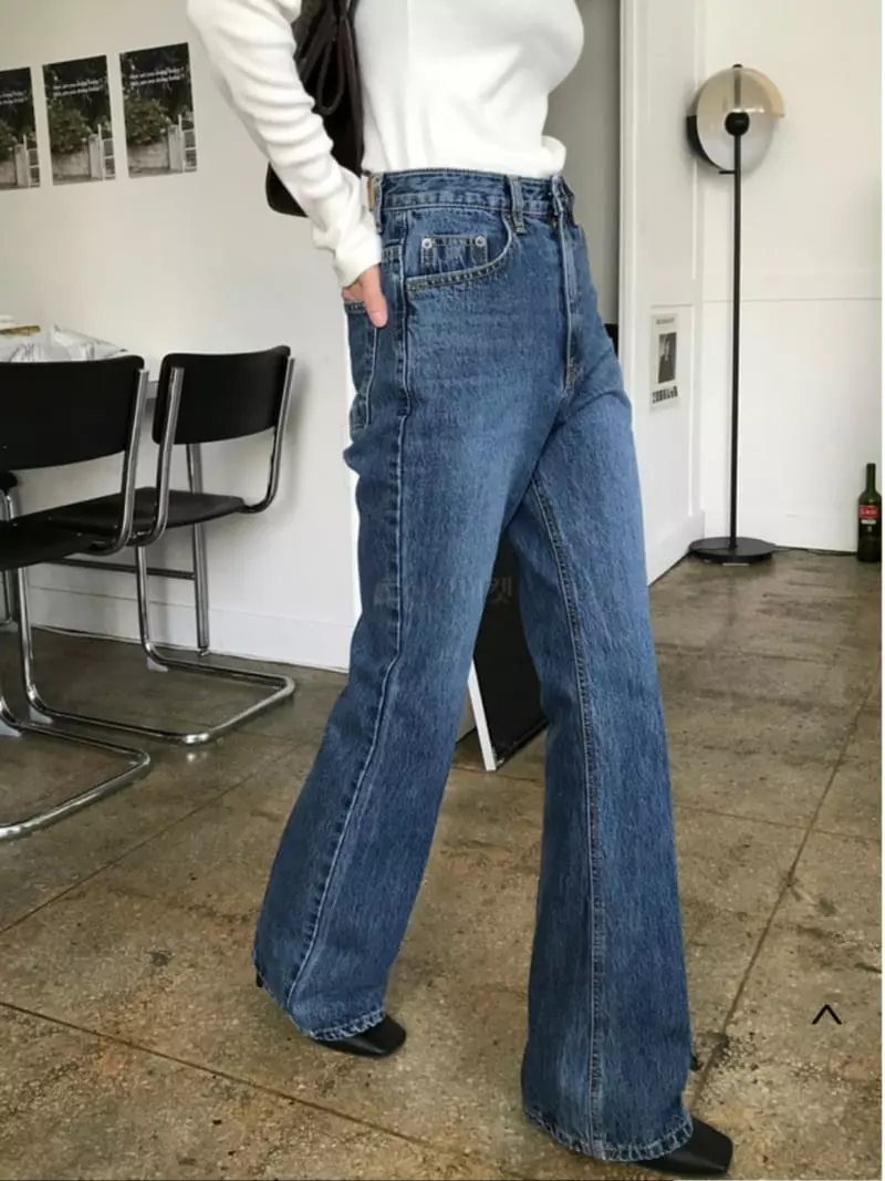 Almond Pepe - Korean Women Fashion - #shopsmall - Verrer Bootcut Pants - 2