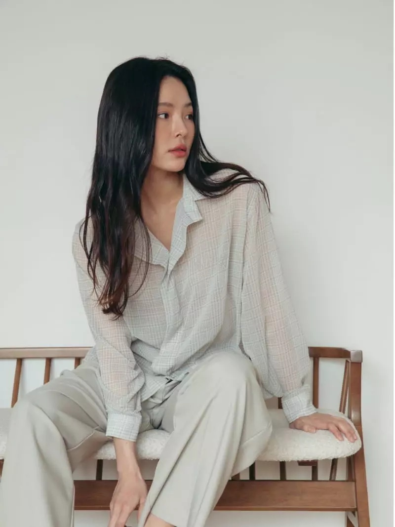 Almond Pepe - Korean Women Fashion - #thatsdarling - More Check Blouse