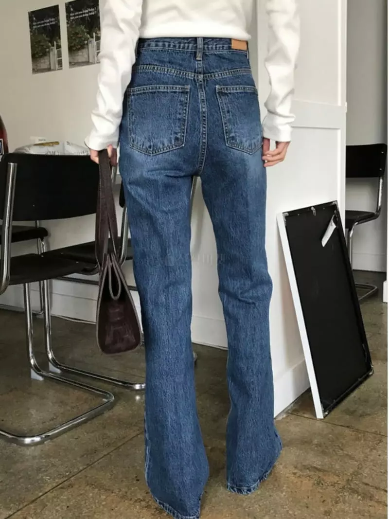 Almond Pepe - Korean Women Fashion - #thatsdarling - Verrer Bootcut Pants - 3