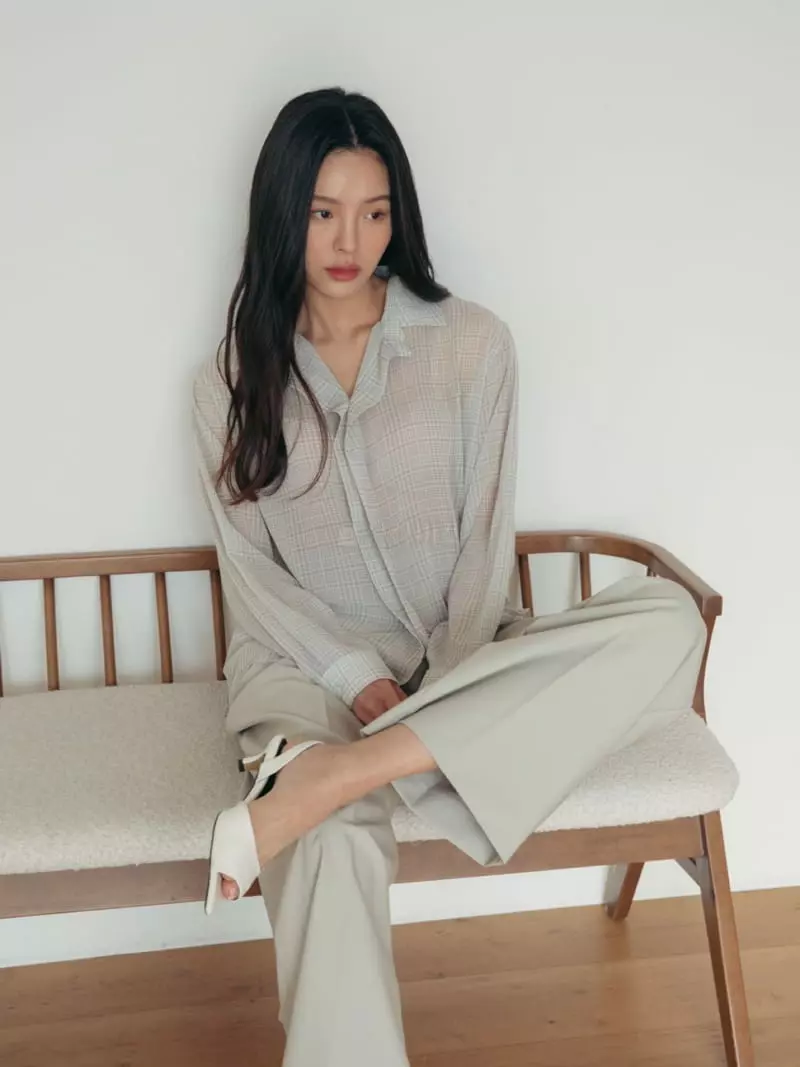 Almond Pepe - Korean Women Fashion - #thelittlethings - More Check Blouse - 2