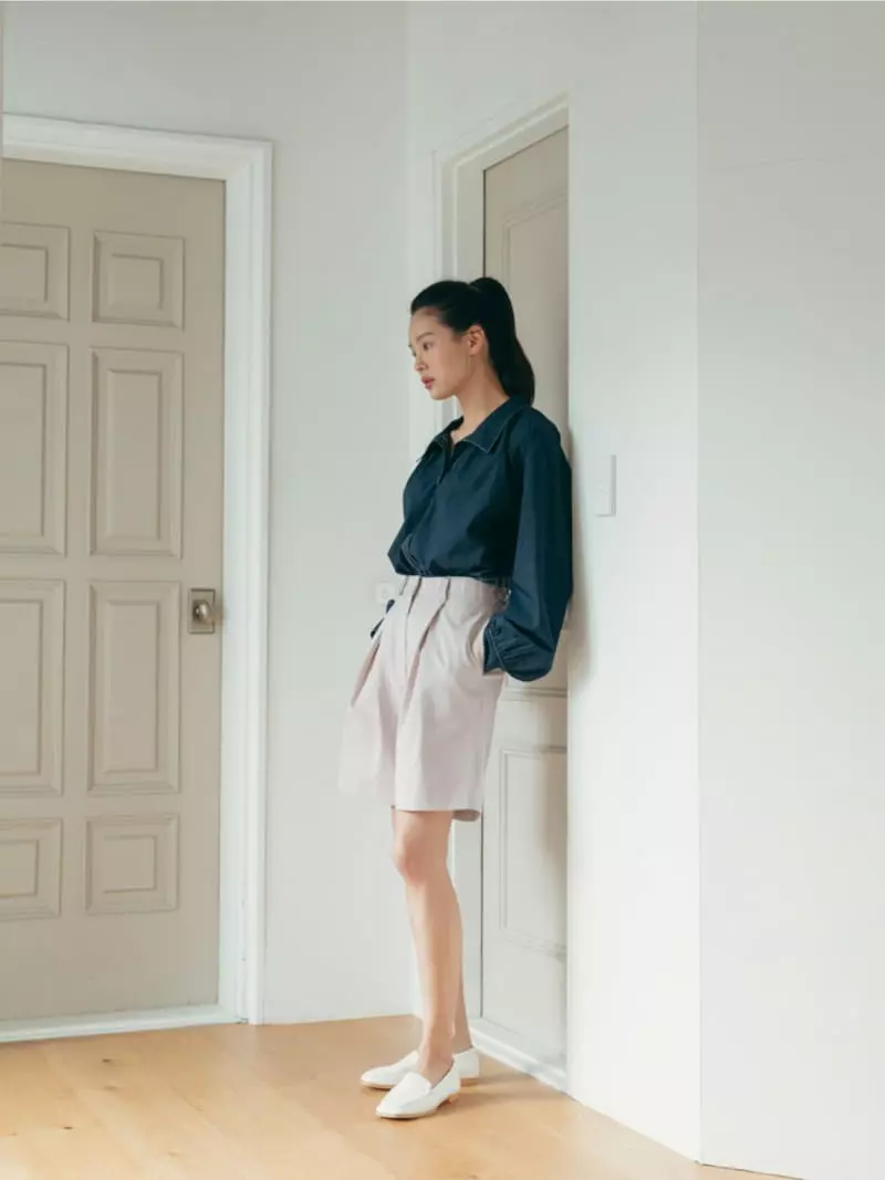 Almond Pepe - Korean Women Fashion - #vintageinspired - Plan Half Pants - 3