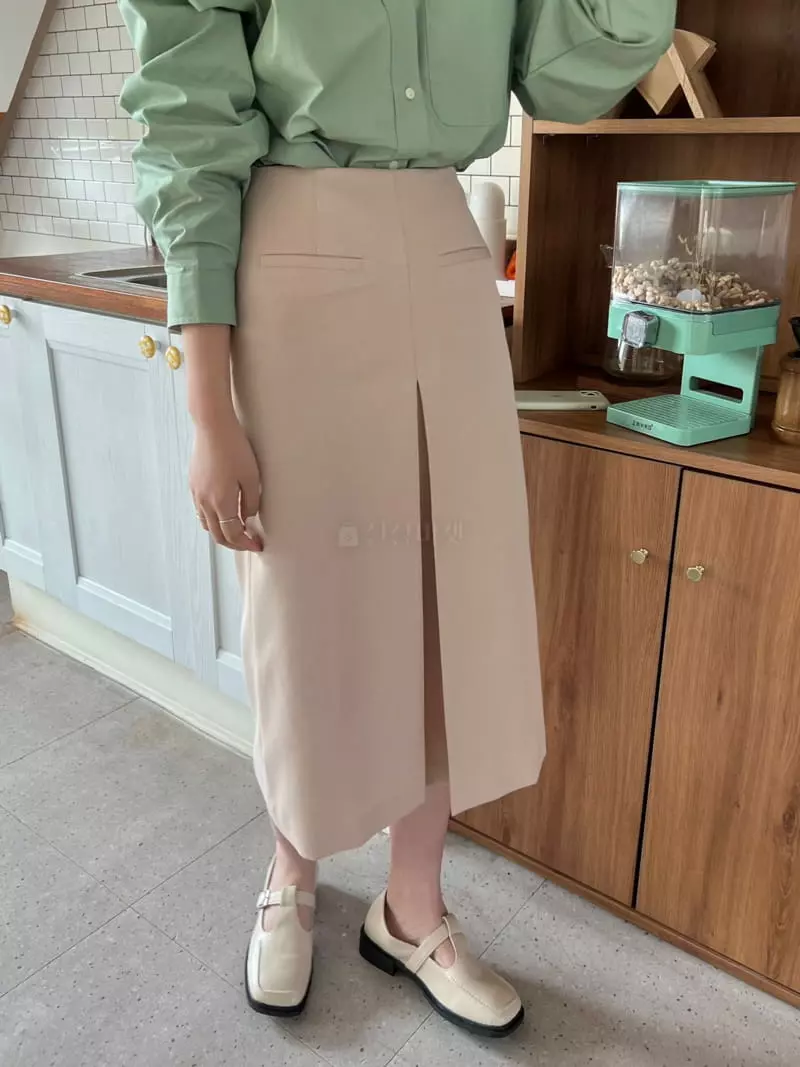 Almond Pepe - Korean Women Fashion - #womensfashion - Door Skirt - 2