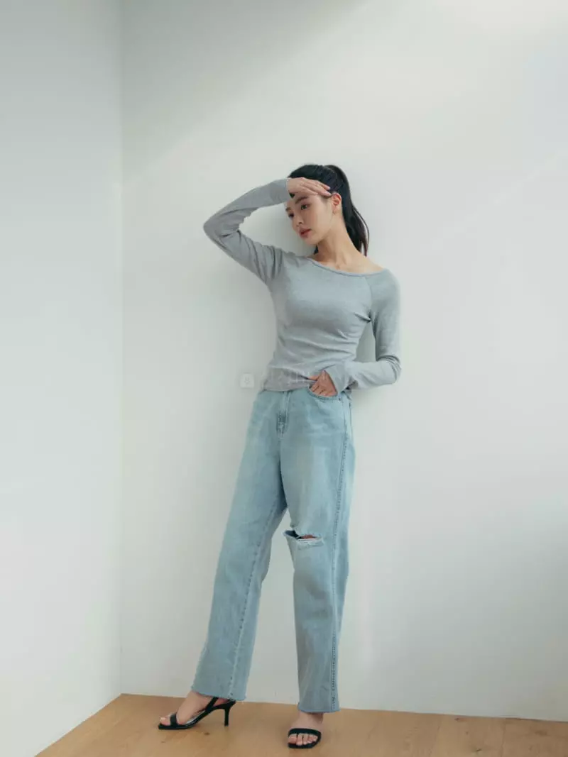 Almond Pepe - Korean Women Fashion - #womensfashion - 22 Damage Pants - 3