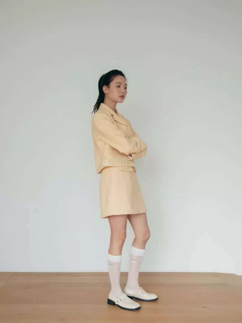 Almond Pepe - Korean Women Fashion - #womensfashion - Tweed Skirt - 3