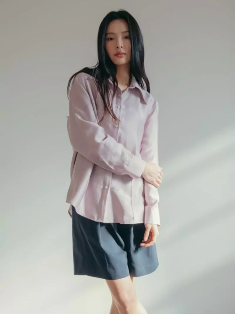 Almond Pepe - Korean Women Fashion - #womensfashion - Pintuck Blouse