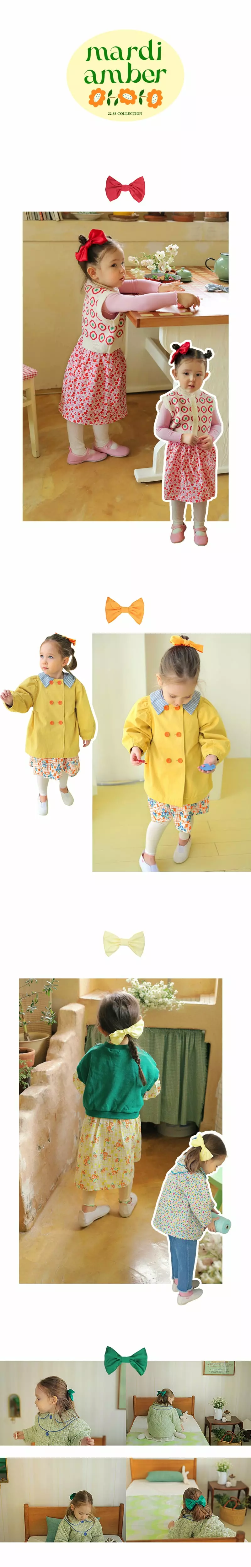 Amber - Korean Children Fashion - #kidsshorts - Ariel Ribbon Hairpin - 2