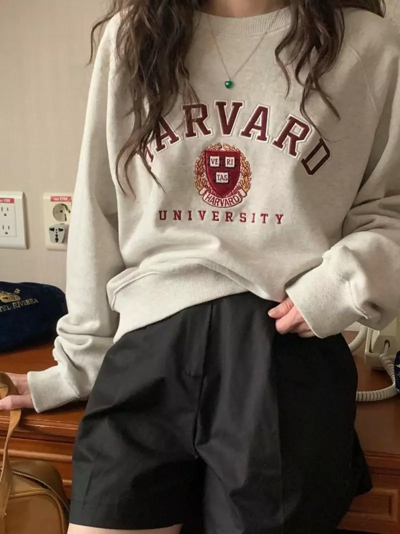 And Floyd - Korean Women Fashion - #momslook - Harvard Sweatshirt