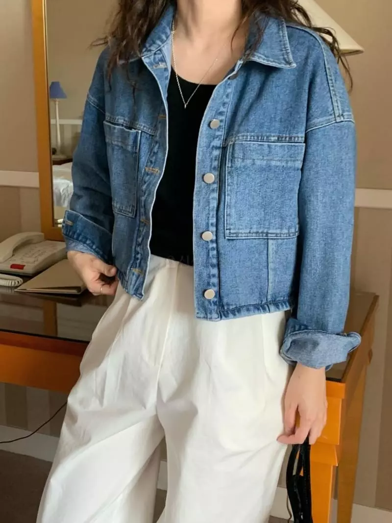And Floyd - Korean Women Fashion - #momslook - Kenardy Denim Jacket - 2