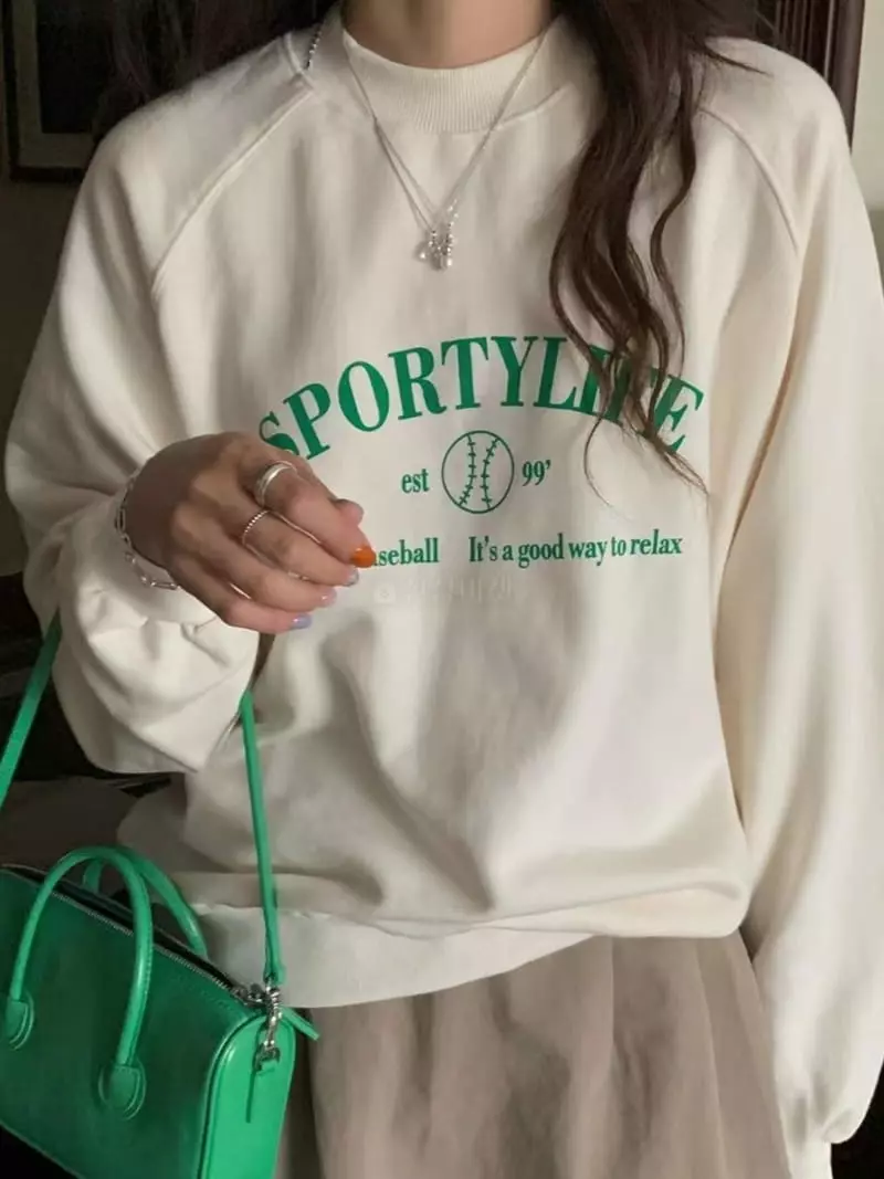 And Floyd - Korean Women Fashion - #momslook - Sporty Sweatshirt