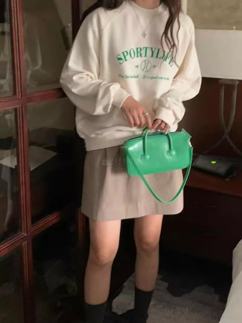 And Floyd - Korean Women Fashion - #momslook - Sporty Sweatshirt - 3
