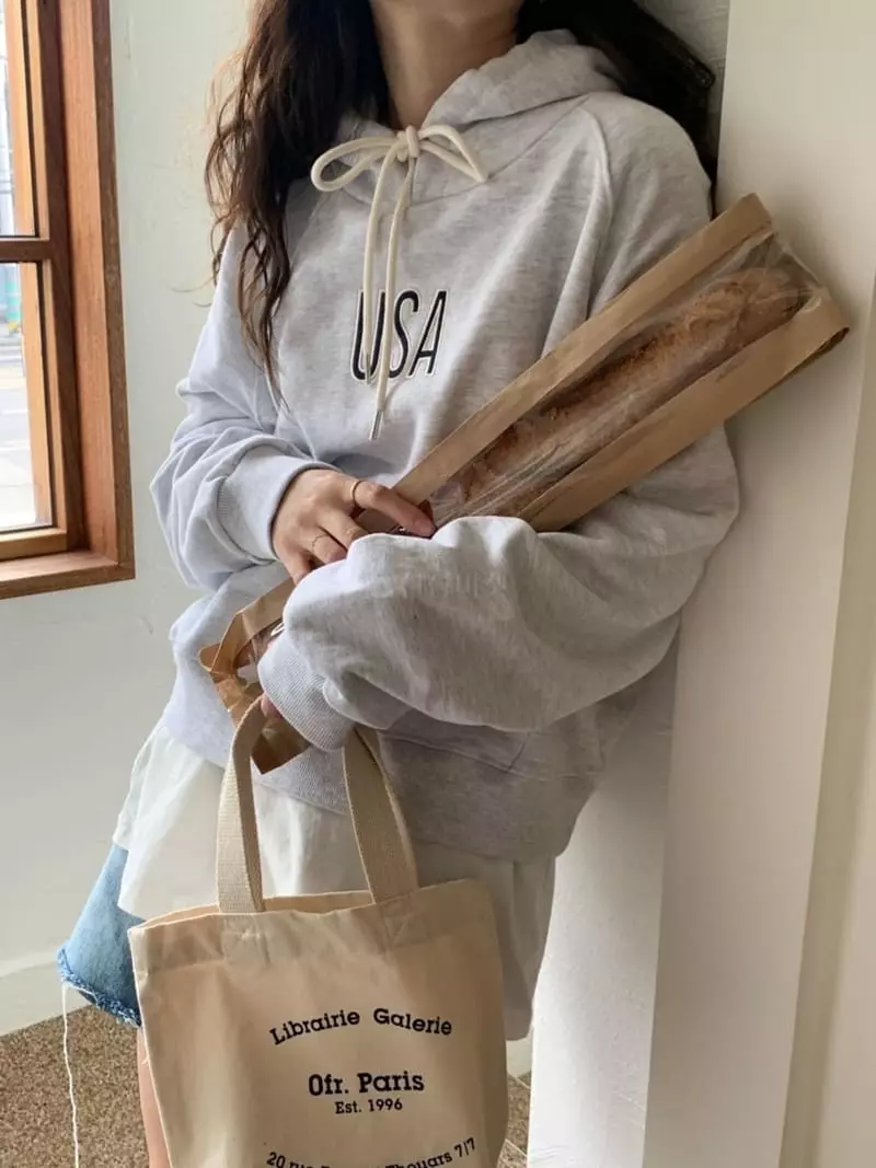 And Floyd - Korean Women Fashion - #momslook - Usa Hoody Tee - 3