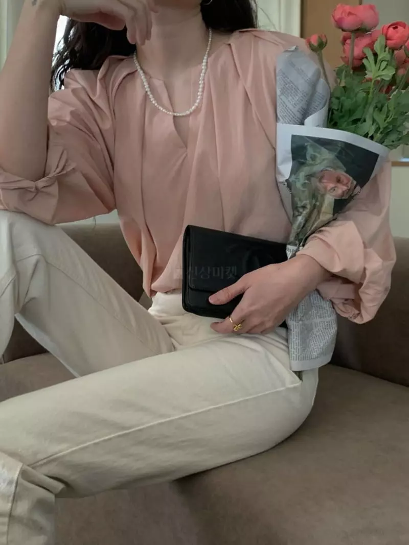 And Floyd - Korean Women Fashion - #romanticstyle - Ment Blouse - 4