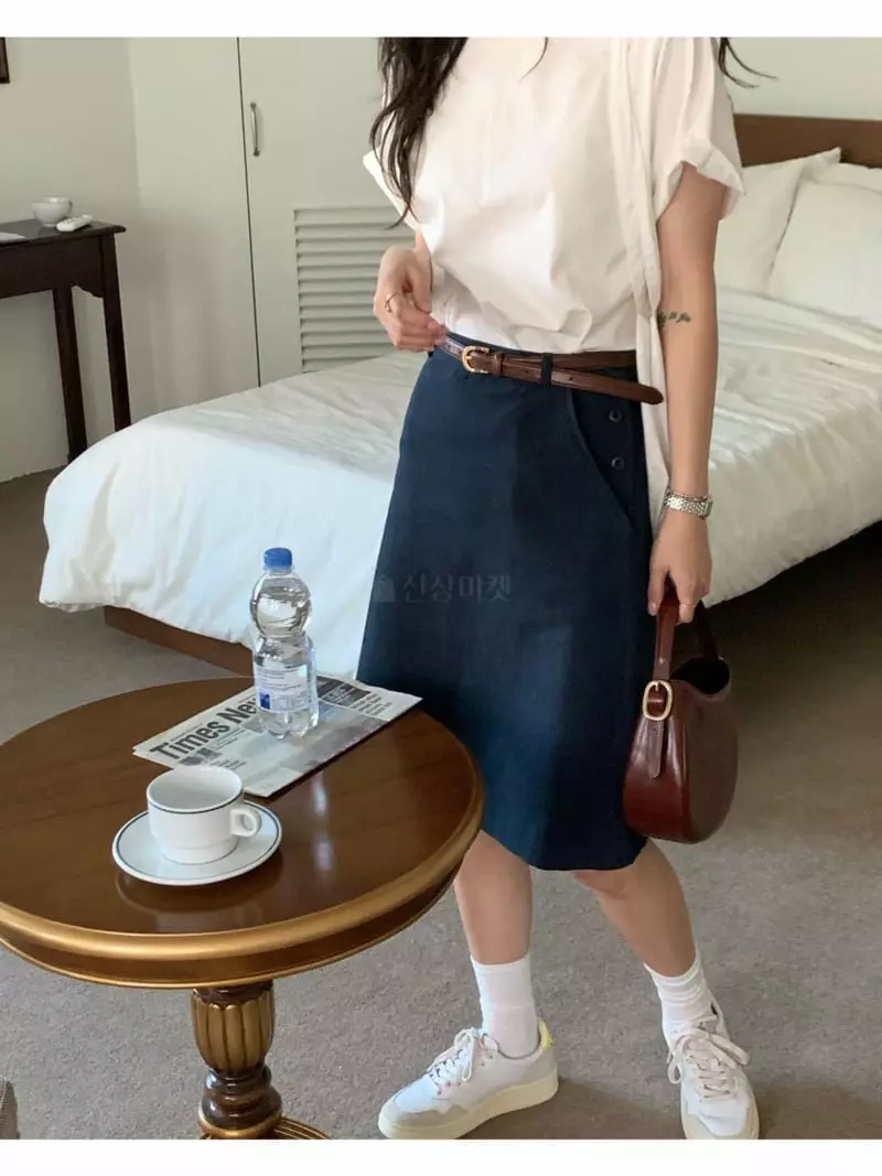 And Floyd - Korean Women Fashion - #shopsmall - Beam Skirt
