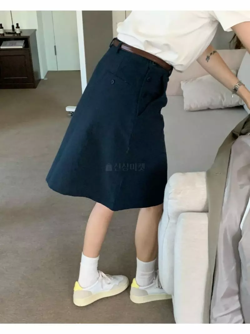 And Floyd - Korean Women Fashion - #thatsdarling - Beam Skirt - 2