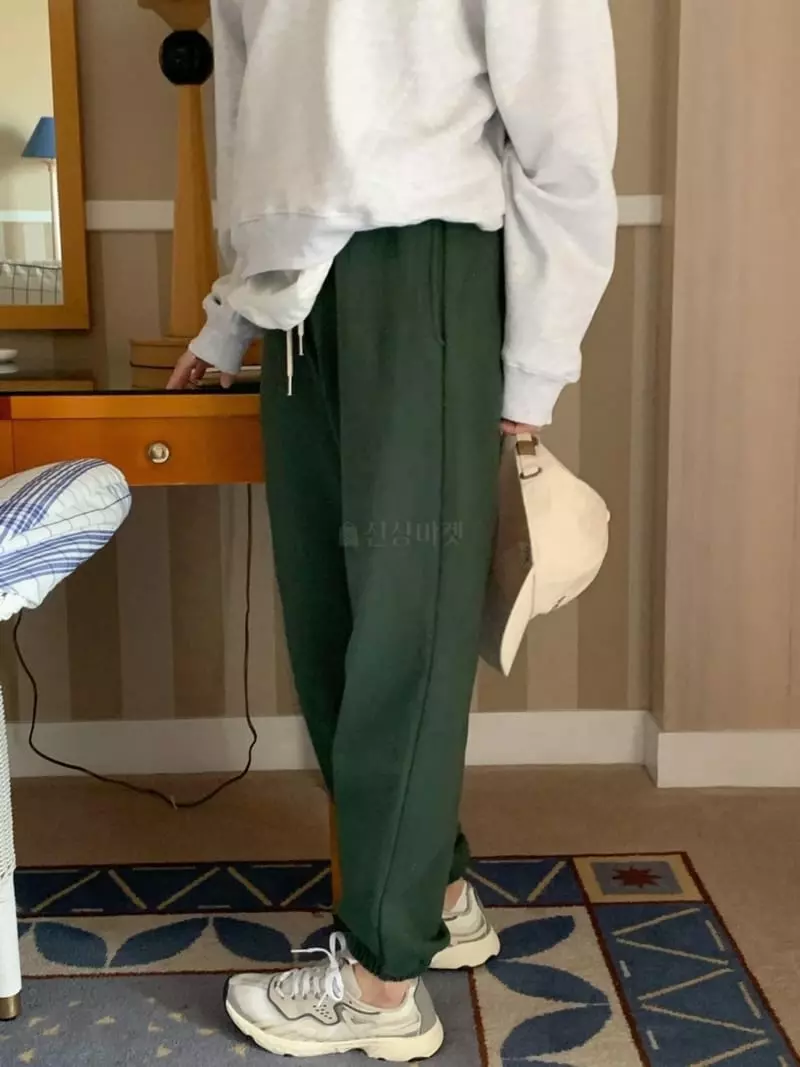 And Floyd - Korean Women Fashion - #vintageinspired - Natural Jogger Pants - 4