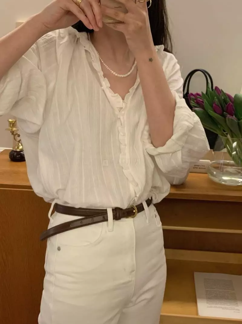 And Floyd - Korean Women Fashion - #womensfashion - Betty Lace Blouse