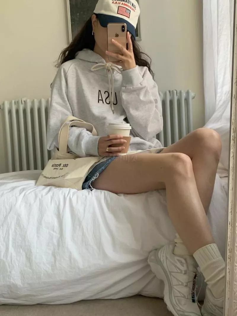 And Floyd - Korean Women Fashion - #womensfashion - Usa Hoody Tee - 2