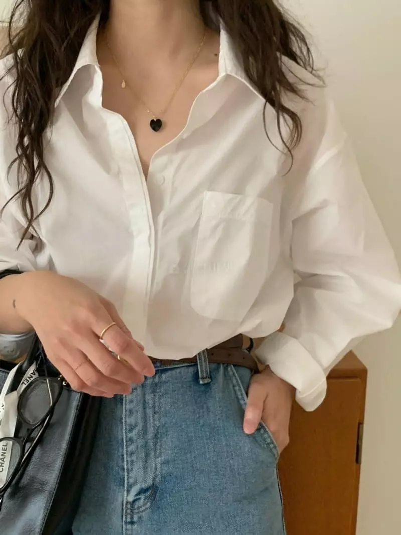 And Floyd - Korean Women Fashion - #womensfashion - Land Washing Shirt