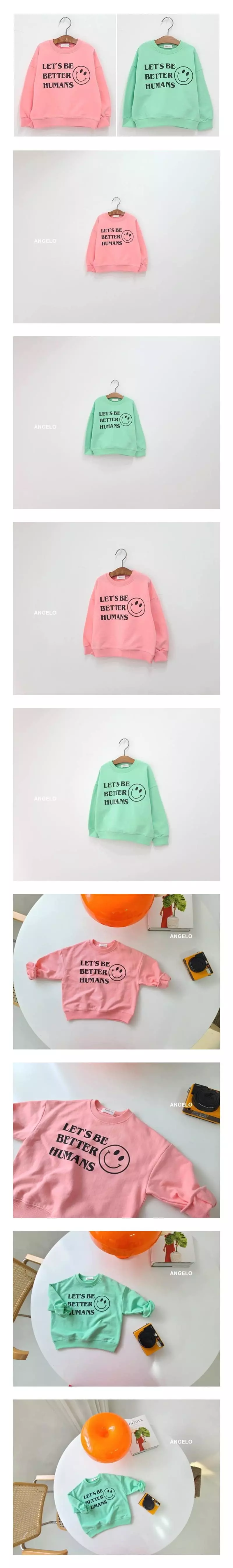 Angelo - Korean Children Fashion - #childrensboutique - Let's Smile Sweatshirt