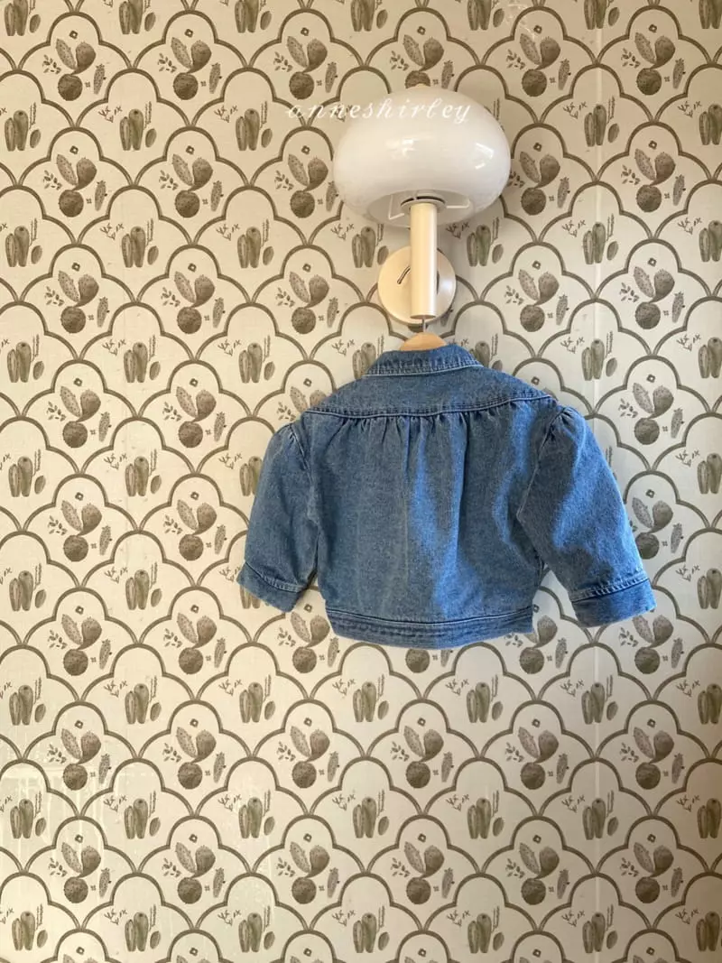 Anne Shirley - Korean Baby Fashion - #babyclothing - Puff Denim Jacket - 2