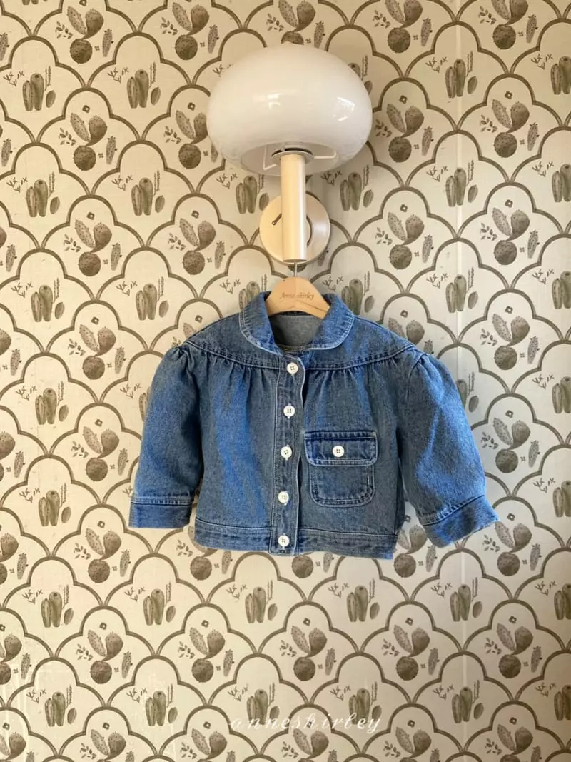 Anne Shirley - Korean Baby Fashion - #babyfashion - Puff Denim Jacket - 3