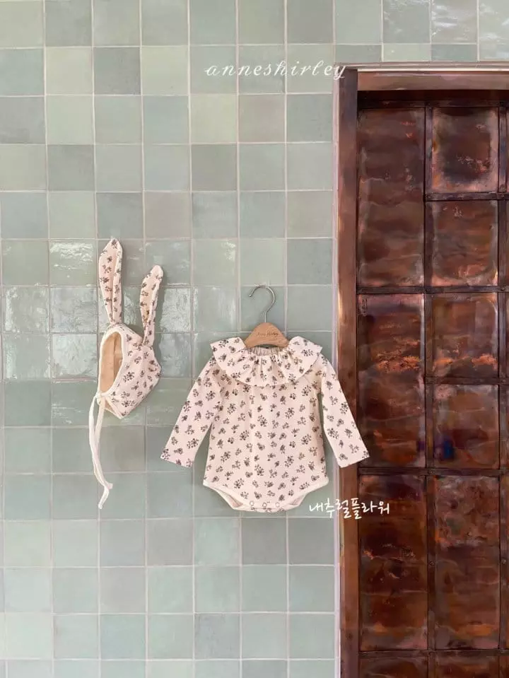 Anne Shirley - Korean Baby Fashion - #babyfashion - Flower Rabbit Bodysuit