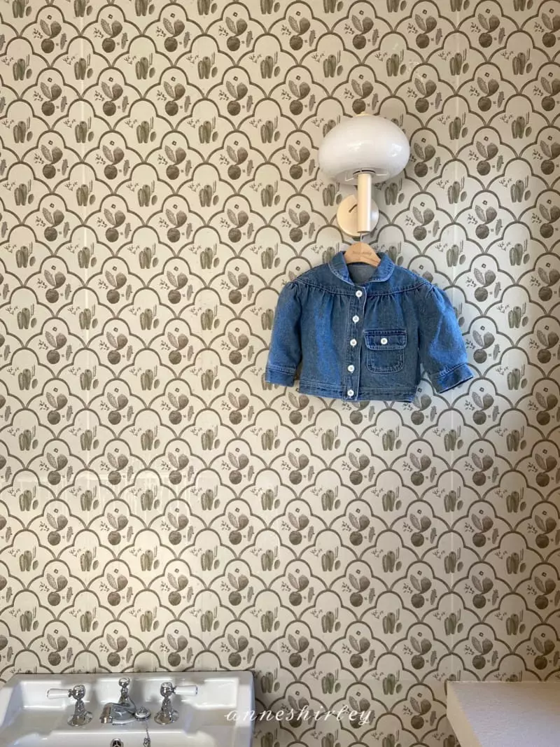 Anne Shirley - Korean Baby Fashion - #babyfashion - Puff Denim Jacket - 4