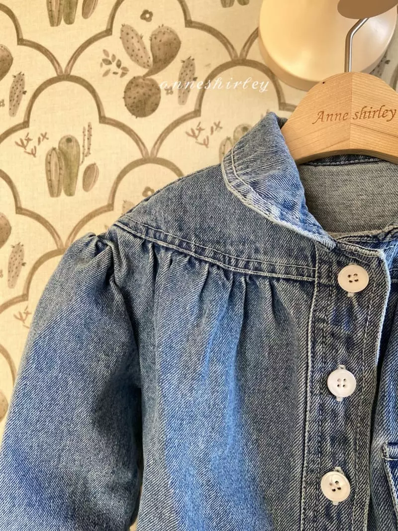 Anne Shirley - Korean Baby Fashion - #babylifestyle - Puff Denim Jacket - 6