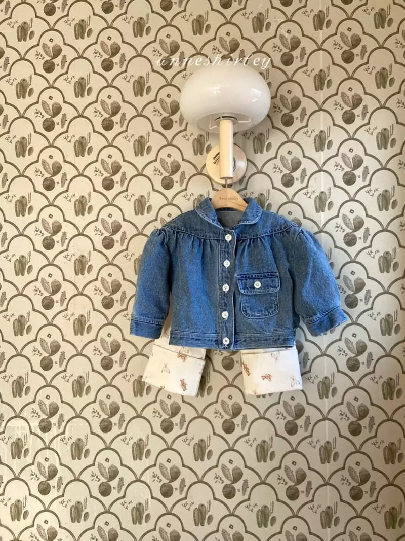 Anne Shirley - Korean Baby Fashion - #babyoninstagram - Puff Denim Jacket - 7