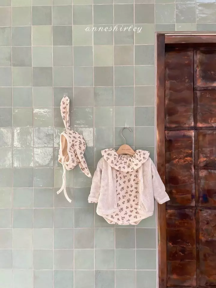 Anne Shirley - Korean Baby Fashion - #babyootd - Flower Rabbit Bodysuit - 6