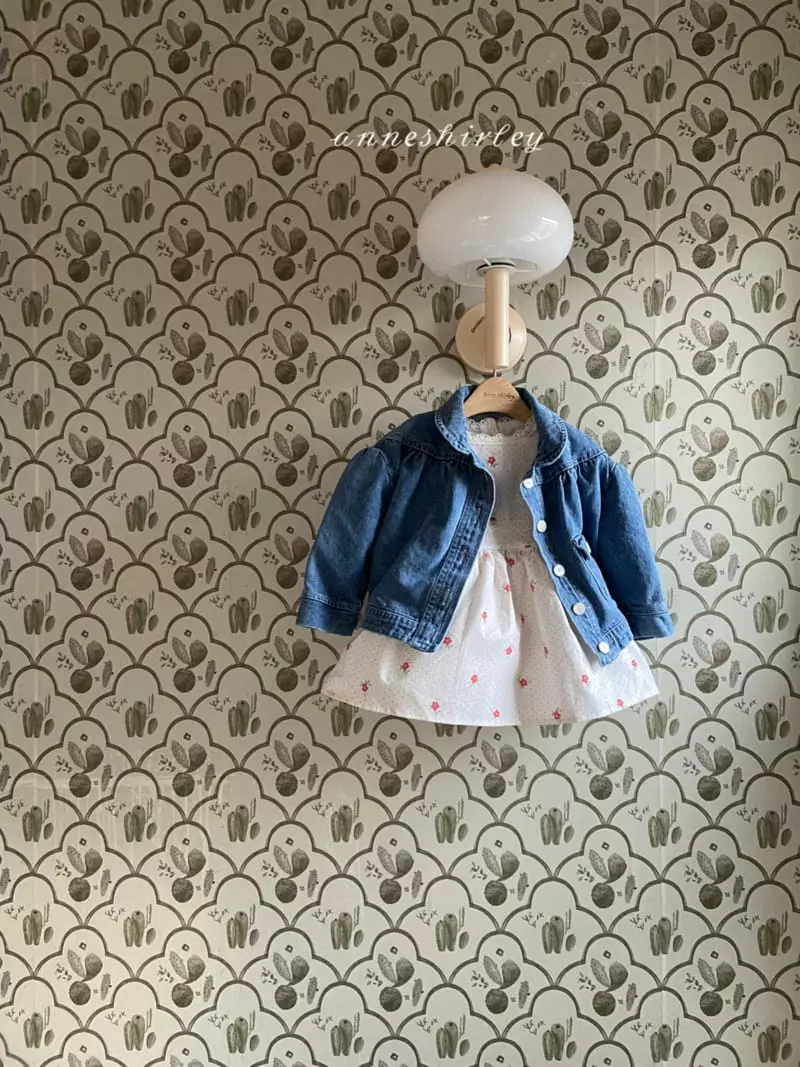 Anne Shirley - Korean Baby Fashion - #babyoutfit - Puff Denim Jacket - 9