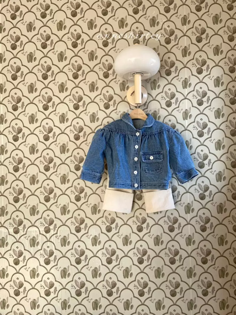 Anne Shirley - Korean Baby Fashion - #babywear - Puff Denim Jacket - 11