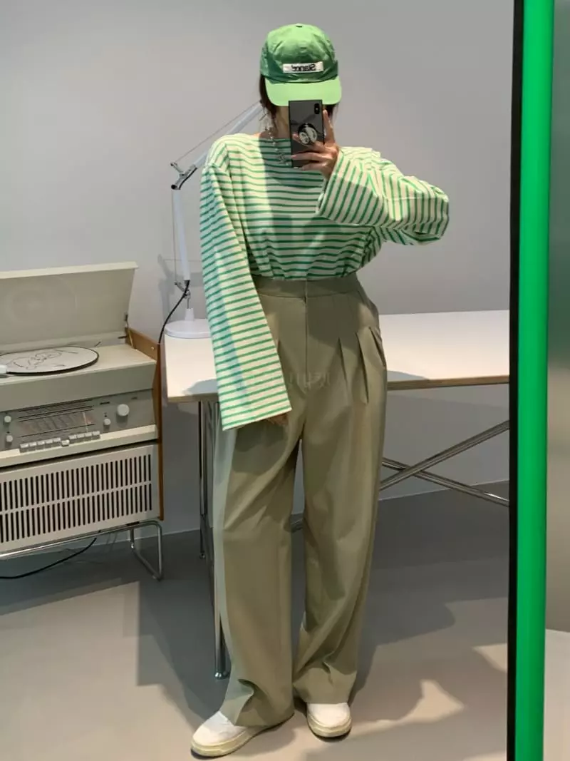 Another Avenue - Korean Women Fashion - #momslook - Marine Stripe Tee - 3