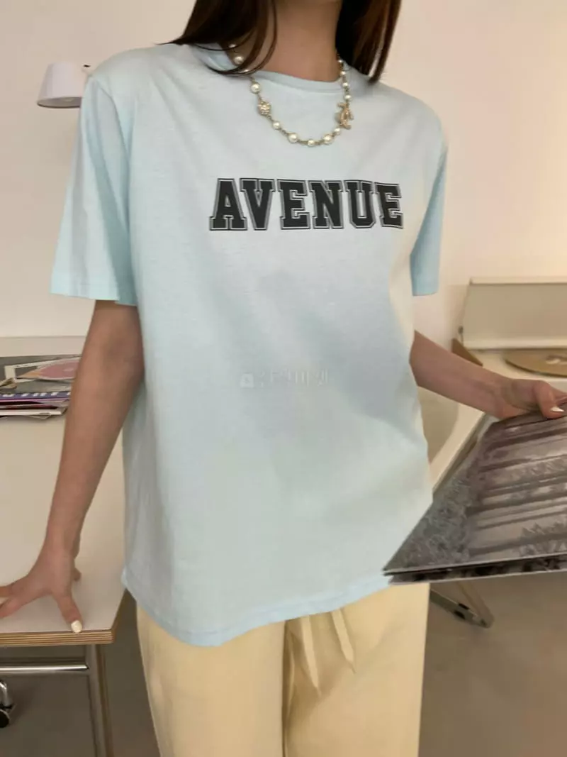 Another Avenue - Korean Women Fashion - #momslook - Pastel Avenue Tee - 2