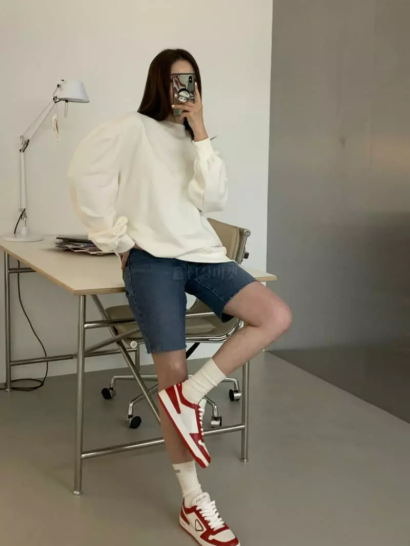 Another Avenue - Korean Women Fashion - #thatsdarling - Ganni Puff Sweatshirt