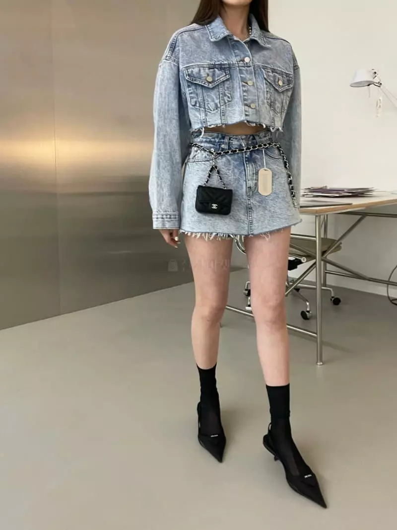 Another Avenue - Korean Women Fashion - #vintageinspired - Jean Skirt Pants - 3