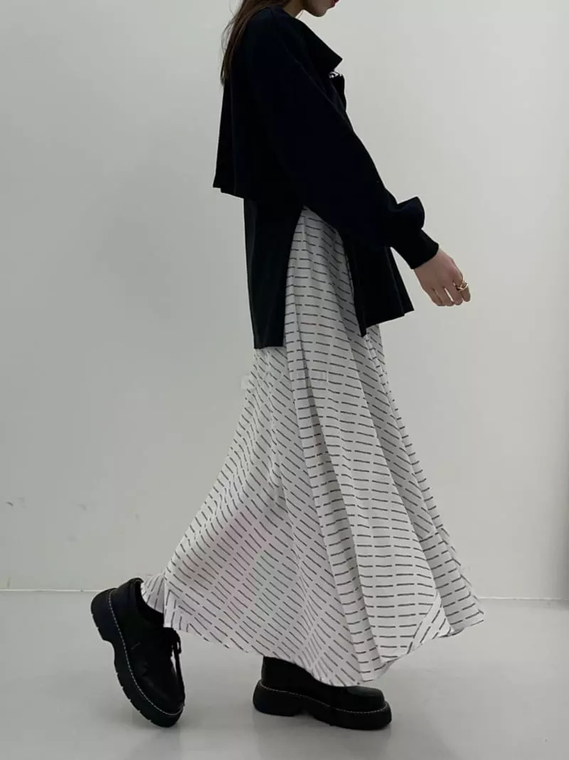 Another.J - Korean Women Fashion - #momslook - Veloy Skirt - 2